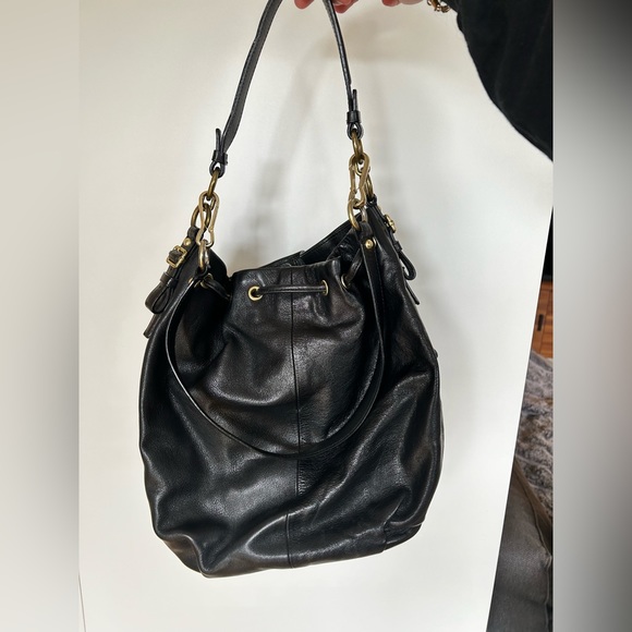 Coach Black Leather Purse - Picture 3 of 7